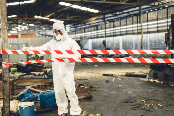 Professional Odor Removal technician working in Lena, WI